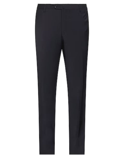 ANGELO NARDELLI Herrenhose aus 100 % Schurwolle – schlanker Schnitt, dunkles Marineblau