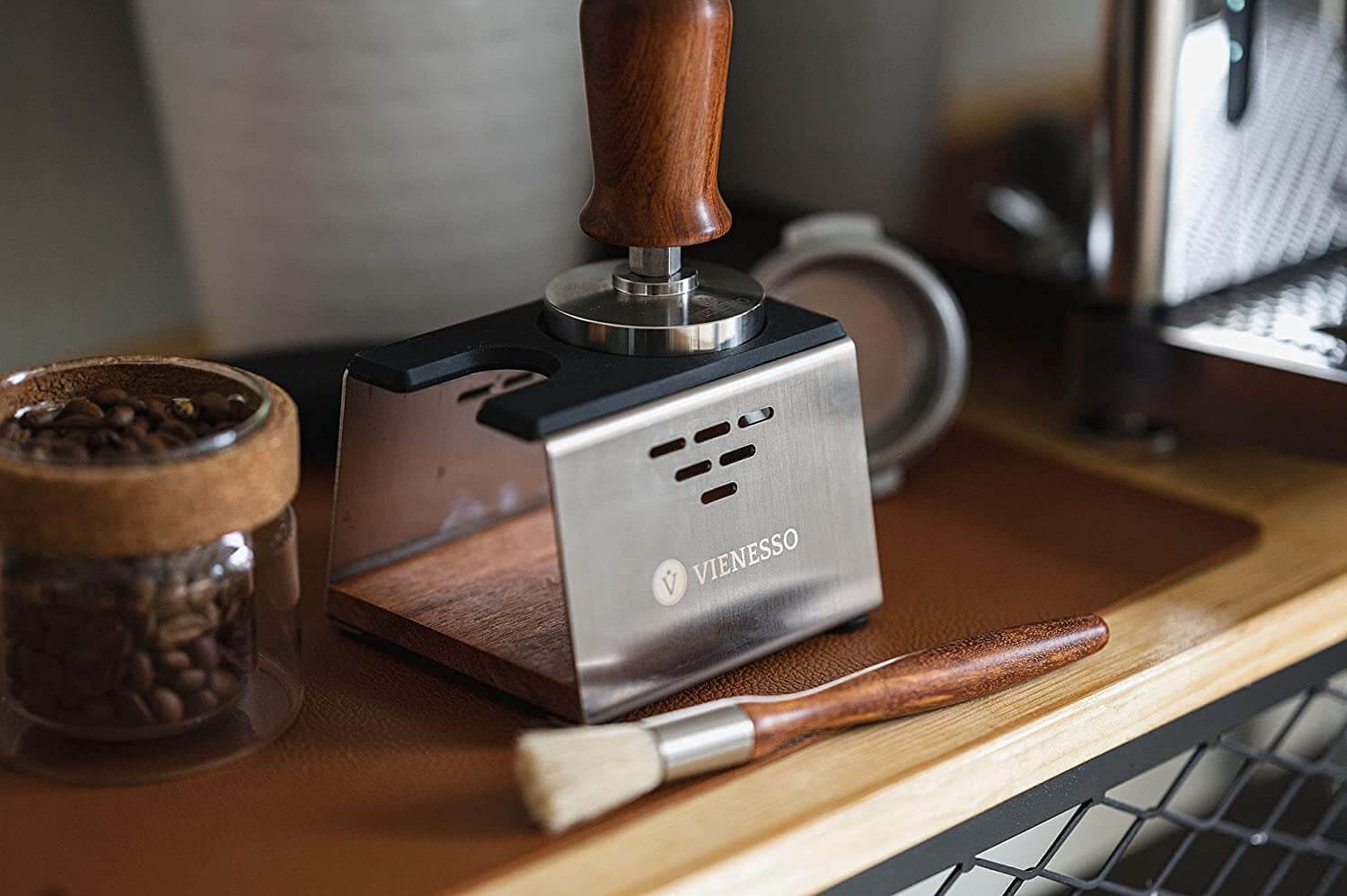 Tamper Andrückstation für Siebträger bis 58 mm - Tamperstation