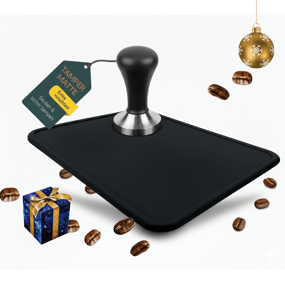 Tampermatte aus Silikon - Silikonunterlage für Siebträger - perfektes Barista Zubehör