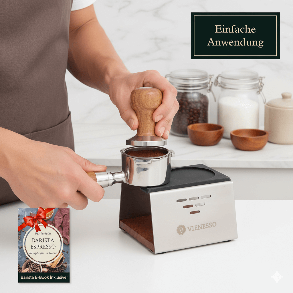 Tamper Andrückstation für Siebträger bis 58 mm - Tamperstation