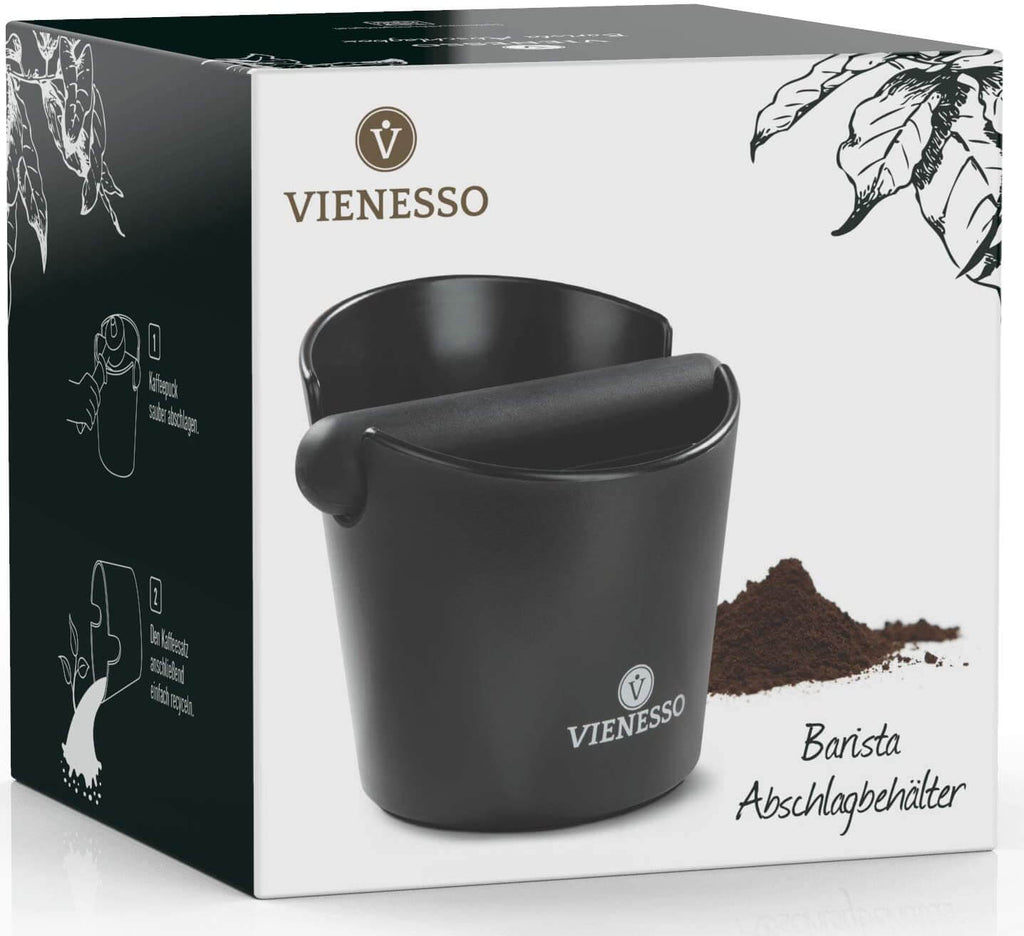 Abklopfbehälter für Siebträger mit abnehmbarer Aklopfstange | Knock Box